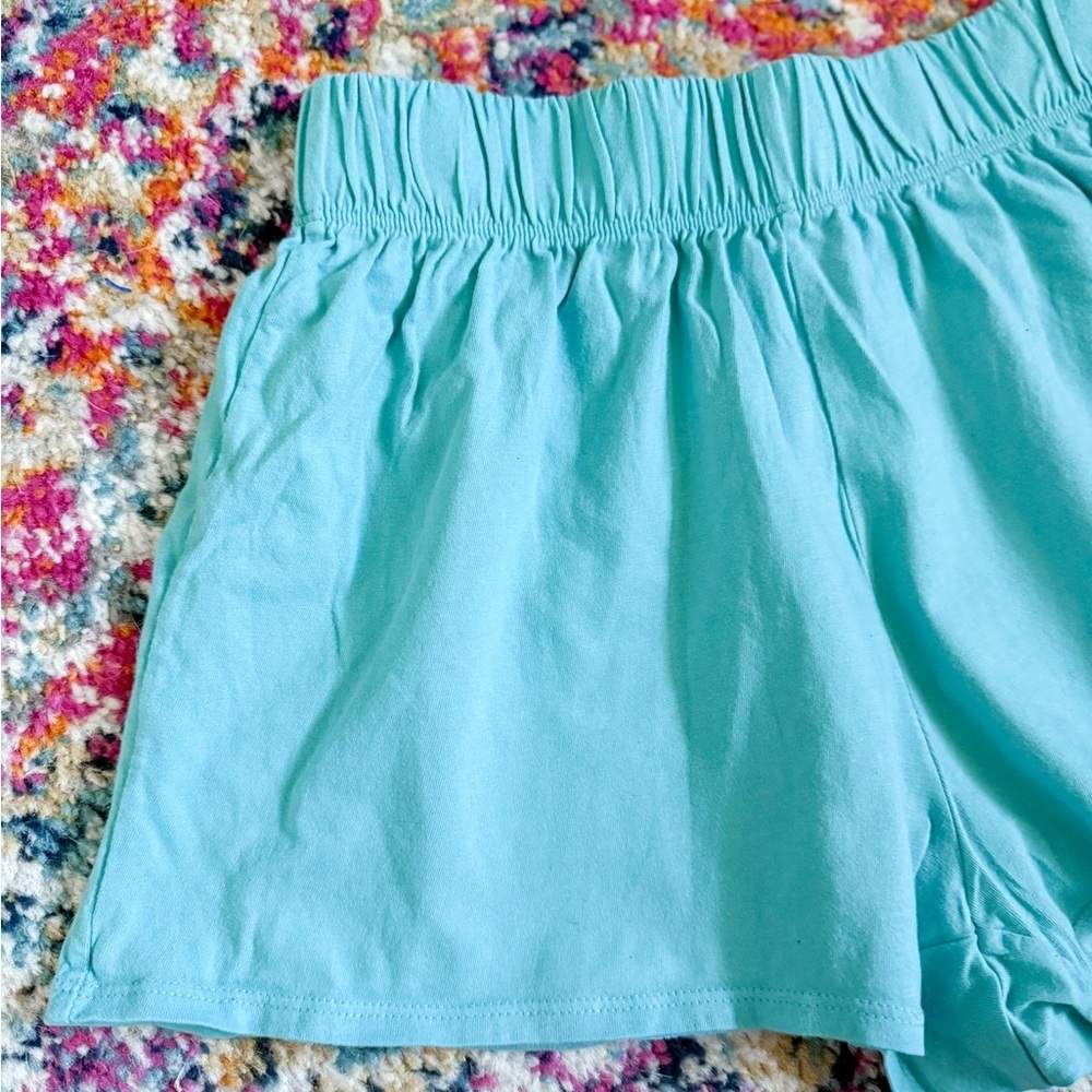 Wild Fable Light Blue High Waist Shorts - Picture 2 of 4